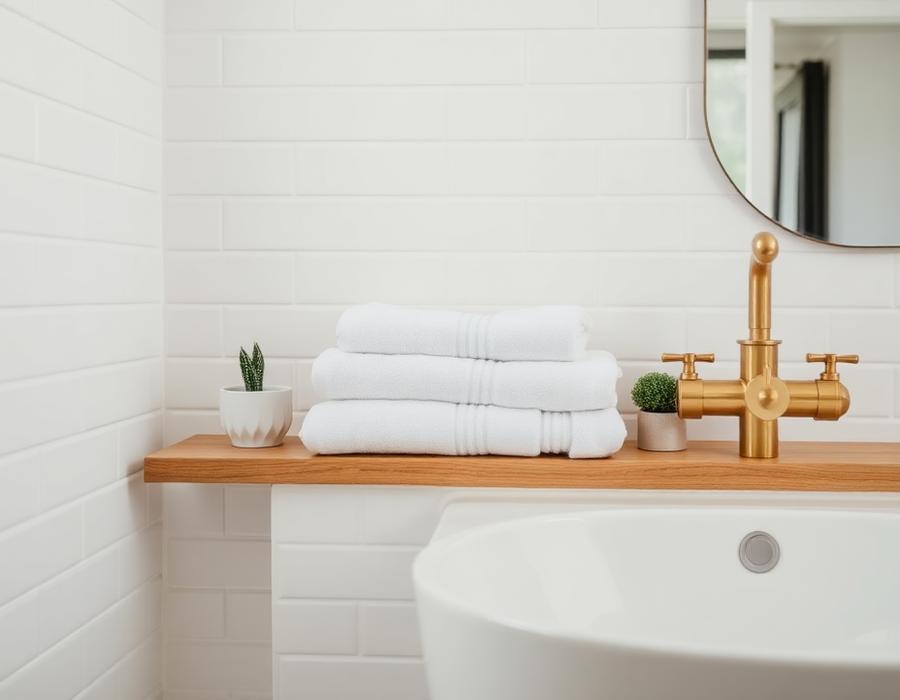 Bathroom detail after cleaning