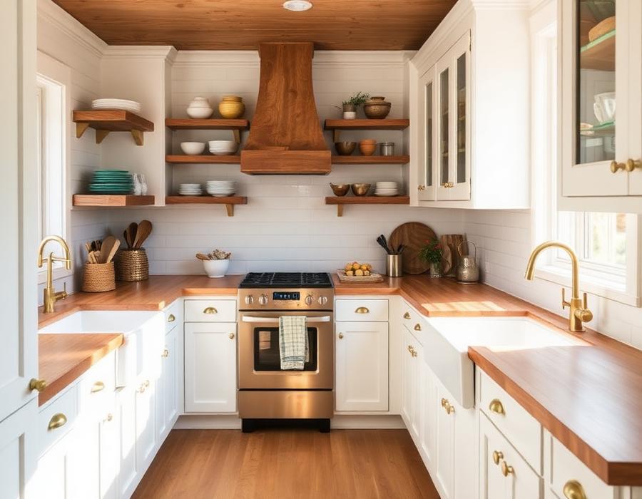 Kitchen after turnover cleaning